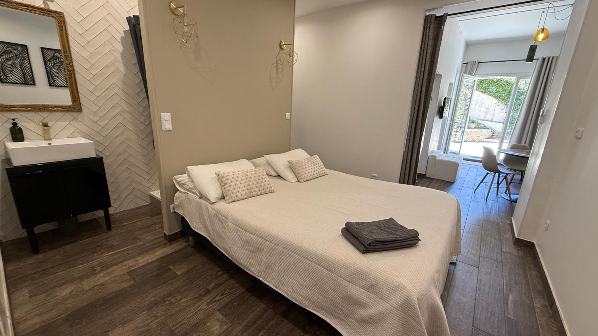 A Casa Corbaia Appartement 40 M2, Jardin Prive, Parking, Proche Centre Ville Et Mer Apartment 40 M2, Private Garden Parking Near Town Center And Sea Port And Airport Бастия Экстерьер фото